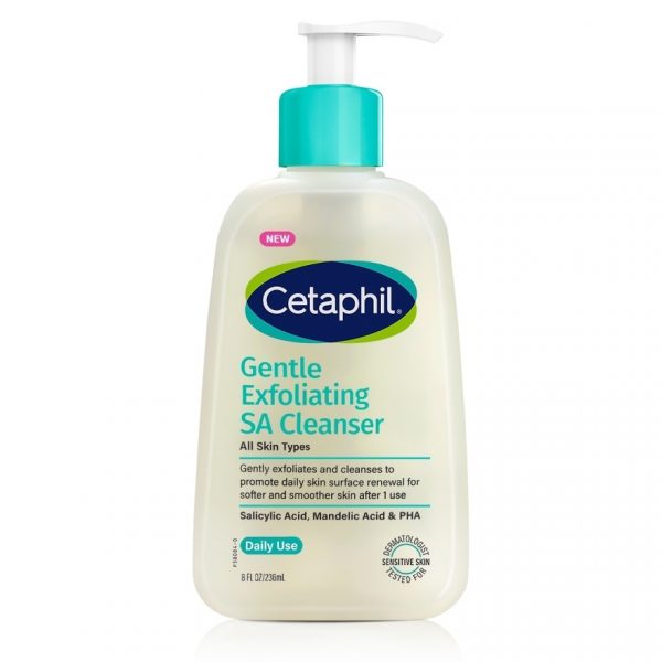 Cetaphil Гладкая очищающая эксфолиирующая нежная пенка 236 мл - Cetaphil Gentle Exfoliating SA Cleanser 236 ml.