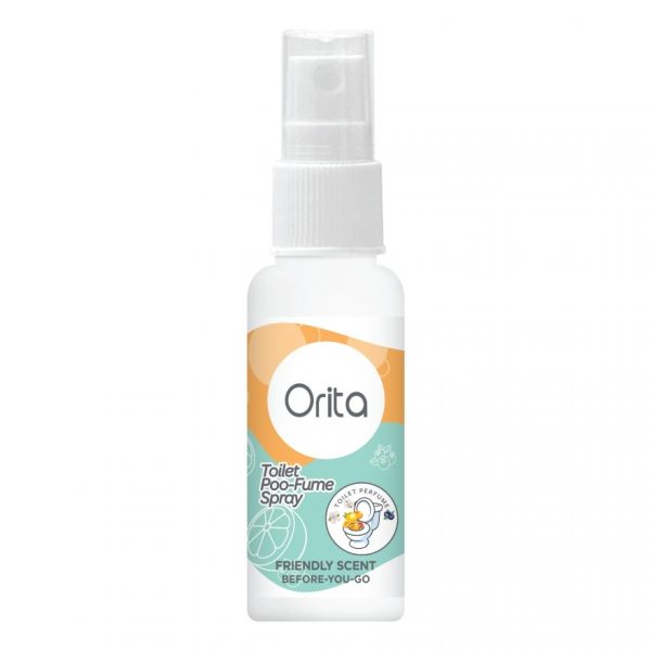 Спрей для туалета Orita Poo-Fume с приятным запахом 30 мл. - Orita Toilet Poo-Fume Spray Friendly Scent 30 ml.