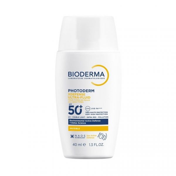 Биодерм Фотодерм ИксДефенс Ультра-Флюид SPF 50+ Невидимый (40 мл) - Bioderma Photoderm XDEFENSE Ultra-Fluid SPF50+ Invisible 40 ml.