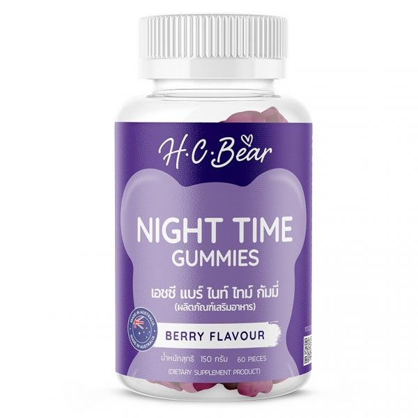 «Х.С. Беар Найт Тайм Гаммис 60 штук» - H.C Bear Night Time Gummies 60 Pieces