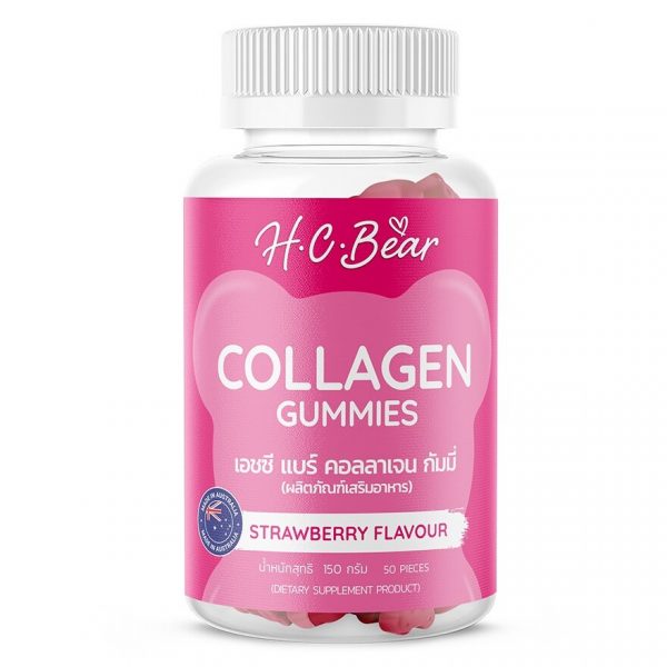 H.C Bear Коллагеновые жевательные конфеты (гимми) 50 штук - H.C Bear Collagen Gummies 50 Pieces