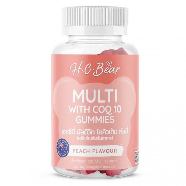 H.C Bear «Мульти» с коэнзимом Q10 (гиммики), 60 штук - H.C Bear Multi with Co-Q10 Gummies 60 Pieces