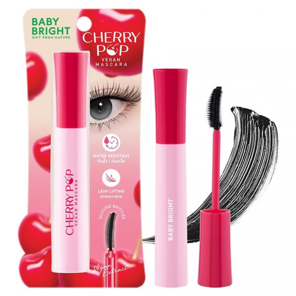 Бэби Брайт Черри Поп Веган Тушь для ресниц (10 г) - Baby Bright Cherry Pop Vegan Mascara 10g.