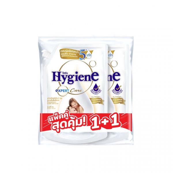 Концентрированный кондиционер для белья Hygiene Expert Care Milky Touch, сменная упаковка 1000 мл (2 шт.) - Hygiene Concentrate Fabric Softener Expert Care Milky Touch Refill 1000 Ml.X2