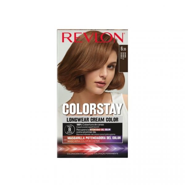 Крем-краска Revlon Colorstay Longwear № 6.35 Карамель - Revlon Cream Colour Colorstay Longwear No.6.35 Caramel
