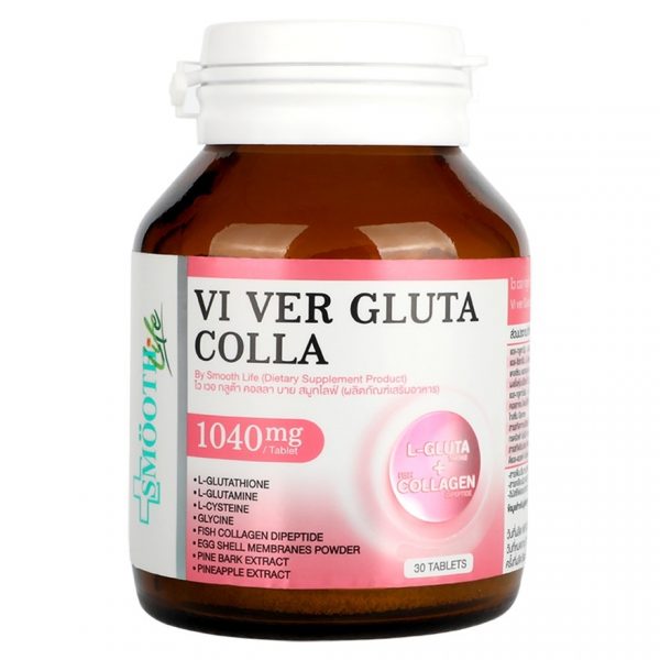«ViVer Gluta Colla от Smooth Life — 30 таблеток» - Vi Ver Gluta Colla by Smooth Life 30 Tablets