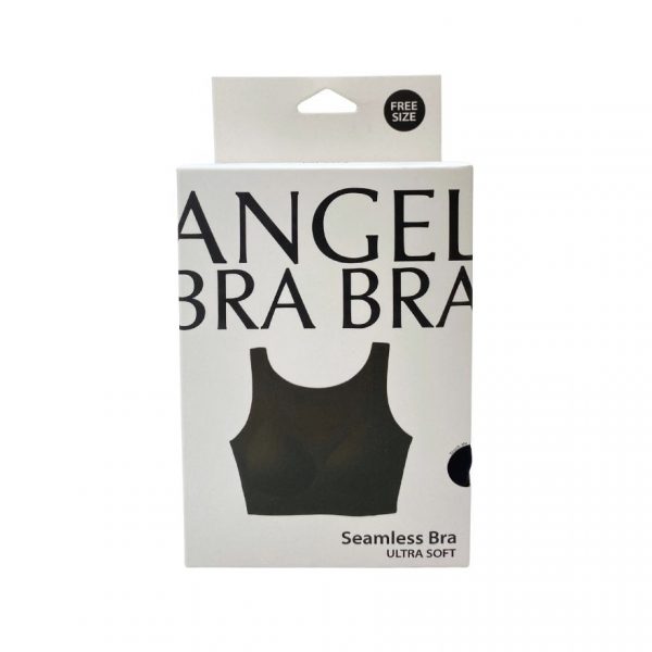 Бюстгальтер Angel Bra, бесшовный, свободный размер, 1 шт., черный - Angel Bra Bra Seamless Bra Free Size 1pcs. Black
