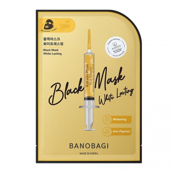 Черная маска Banobagi White Lasting 1'S - Banobagi Black Mask White Lasting 1'S