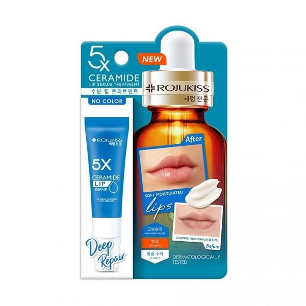 Rojukiss 5X церамидовый уход за губами — сыворотка интенсивная 10 мл - Rojukiss 5X Ceramide Lip Serum Treatment 10 Ml. ลิปเซรั่ม บำรุงริมฝีปาก