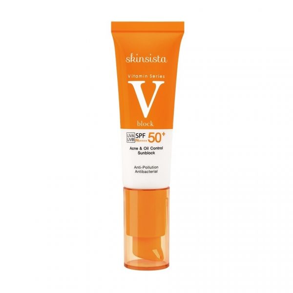 Skinsista V Acne Oil Control Sunblock SPF 50+ PA++++ 30 мл. - Skinsista V Acne  Oil Control Sunblock SPF 50+ PA++++ 30 Ml.