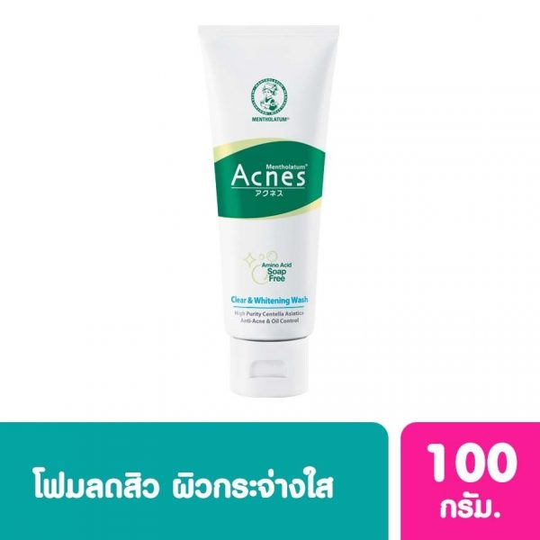 Осветляющее средство для умывания Mentholatum Acnes Clear 100 г. - Mentholatum Acnes Clear  Whitening Wash 100 G.