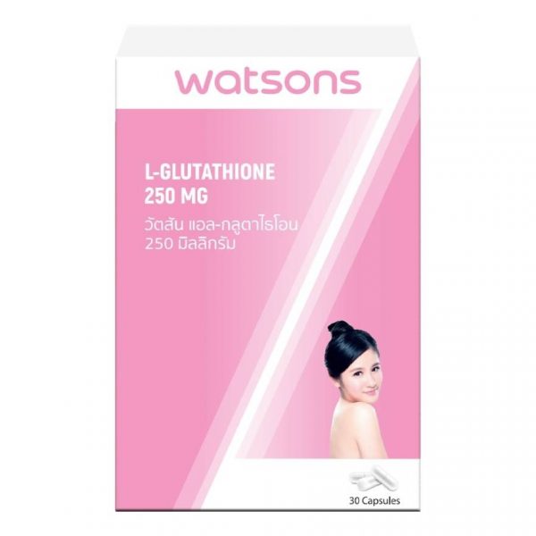 Watsons L-глутатион 250 мг (биологически активная добавка) 30 капсул - Watsons L-Glutathione 250 mg (Dietary Supplement Product) 30 capsules