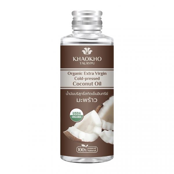 Органический кокосовый масло «Хаокхо» (Virgin Coconut Oil), 100 мл - Khaokho Organic Virgin Coconut Oil 100 Ml.