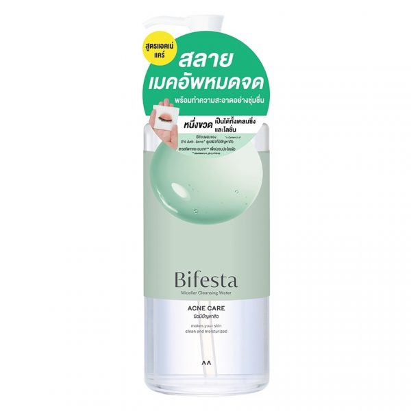 Bifesta Мицеллярная очищающая вода от прыщей 400 мл. - Bifesta Micellar Cleansing Water Acne 400 ml.