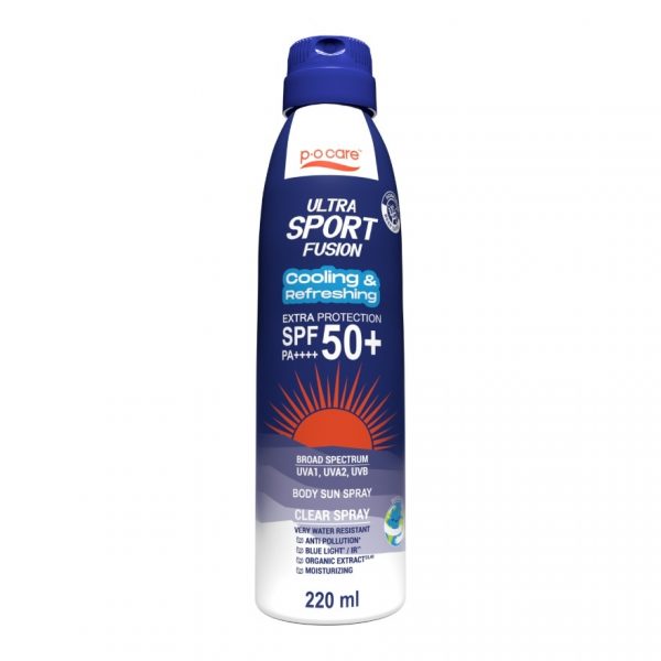 POCare Ultrasport Fusion Clear Sun Spray SPF50+ PA++++ 220 мл. - P.O.Care Ultrasport Fusion Clear Sun Spray SPF50+ PA++++ 220 Ml.