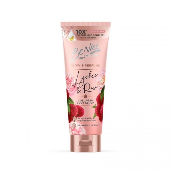Benice Сыворотка для тела Glow Perfume Lychee Rose Collagen 170 мл. - Benice Body Serum Glow  Perfume Lychee  Rose Collagen 170 Ml.