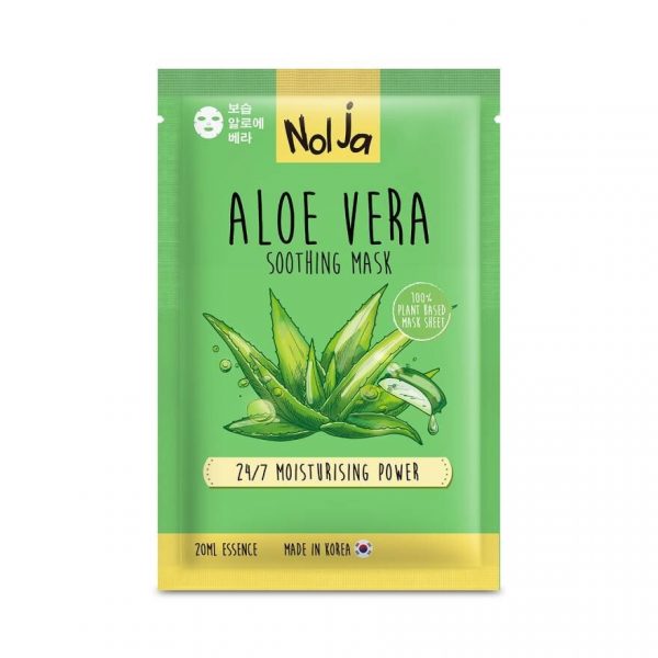 Успокаивающая маска Nolja Aloe Vera 1 шт. - Nolja Aloe Vera Soothing Mask 1 sheet.