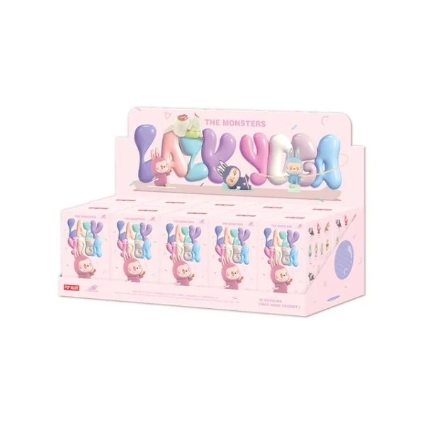 Бокс с фигурками Pop Mart Labubu The Monsters Lazy Yoga Series, 10 предметов