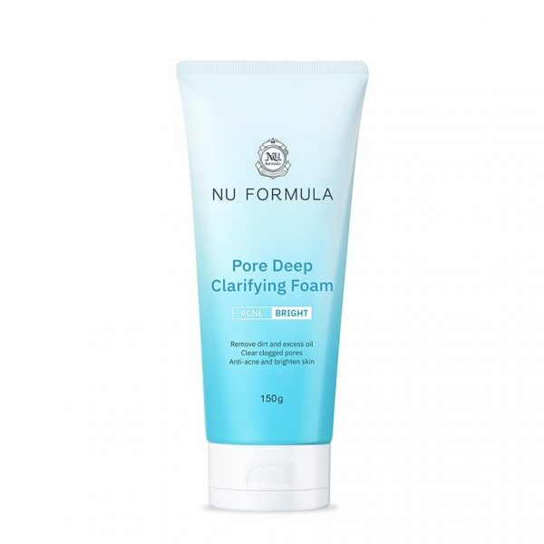 Пенка для глубокого очищения пор Nu Formula 150 г. - Nu Formula Pore Deep Clarifying Foam 150 G. โฟมล้างหน้า ลดสิว ผิวกระจ่างใส