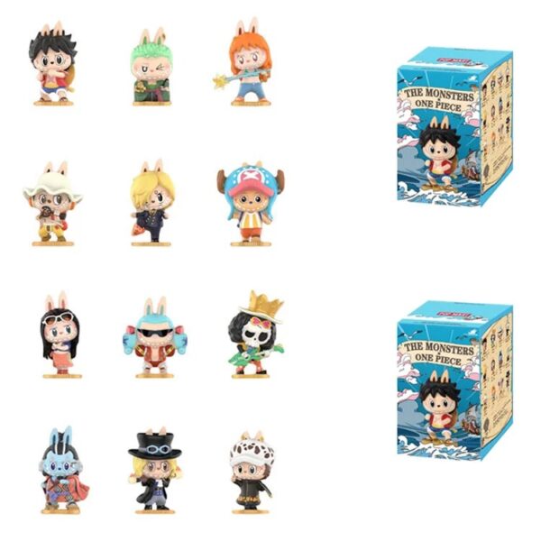Сюрприз-бокс с фигуркой POP MART Labubu The Monsters X One Piece Series (две рандомные фигурки)