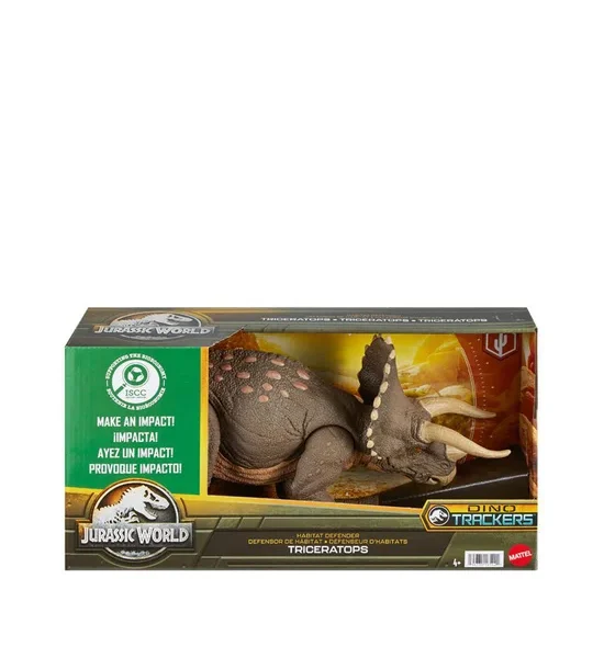 JURASSIC WORLD Toy Jurassic World Habitat Defender Triceratops Multi-Color. 100% оригинал