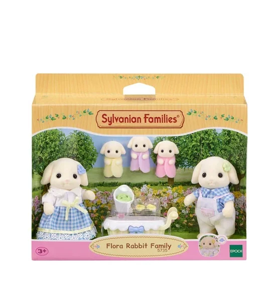 SYLVANIAN FAMILIES Toys Flora Rabbit Family Multi-Color. 100% оригинал
