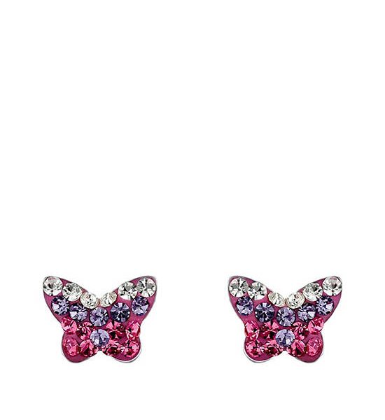 AMOR Girl Ear Studs Sterling Silver 925 | Butterfly. 100% оригинал