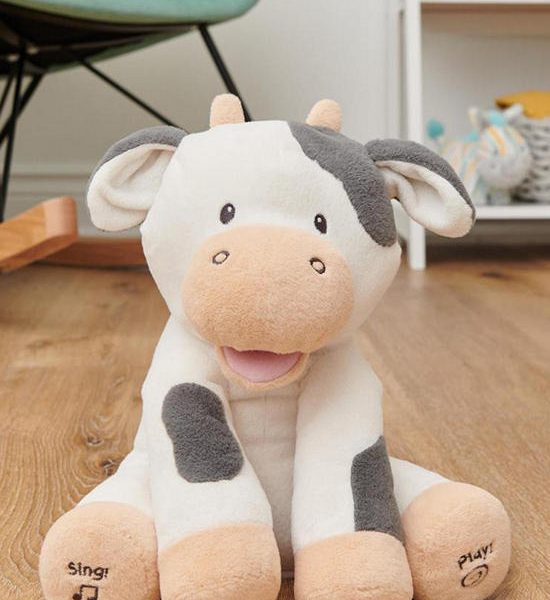 GUND Stuffed Toy Animated Buttermilk the Cow White. 100% оригинал