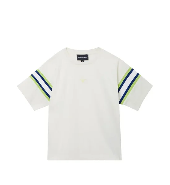 EMPORIO ARMANI Boy T-shirt Short Sleeves Printed White. 100% оригинал