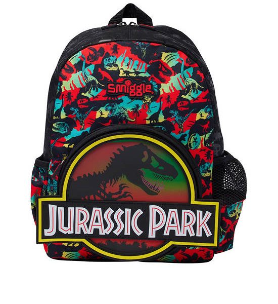 SMIGGLE Junior Hoodie Backpack Jurassic Park Black. 100% оригинал