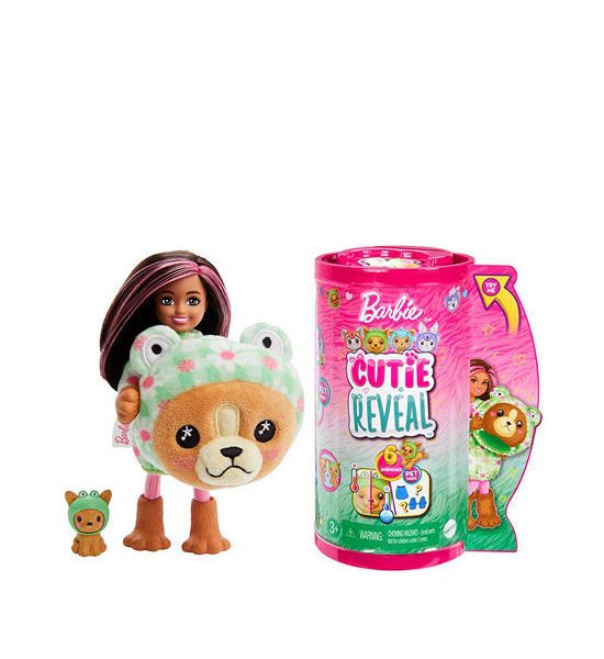 BARBIE Doll Barbie Cutie Reveal Chelsea Series Puppy as Frog HRK29 Multi-Color. 100% оригинал