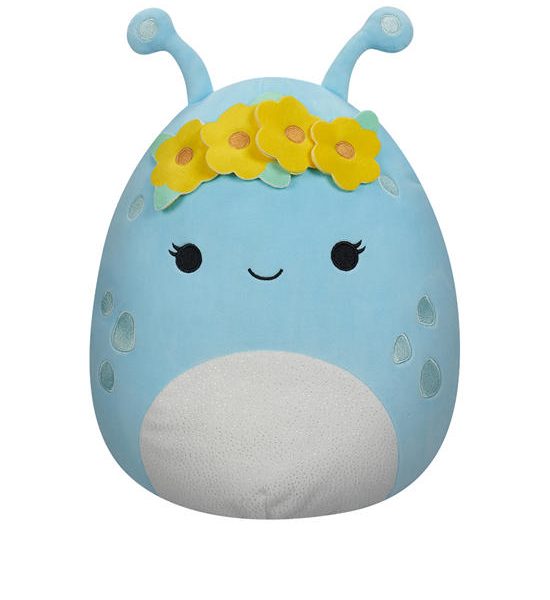 SQUISHMALLOWS Stuffed Toy Natnat L7 12 Inch Light Blue. 100% оригинал