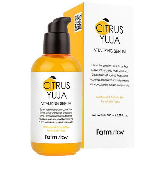 FARMSTAY Citrus Yuja Vitalizing Serum 100 mL.. 100% оригинал