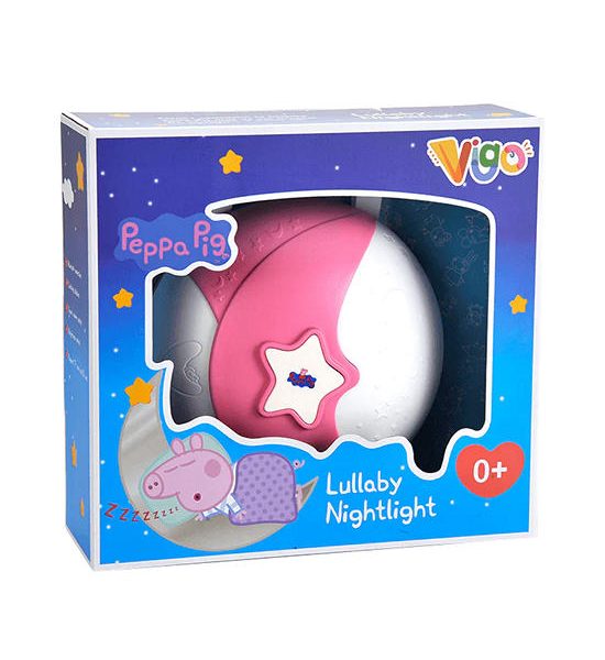 PEPPA PIG Toy Night Lamp Music & Light Pink. 100% оригинал
