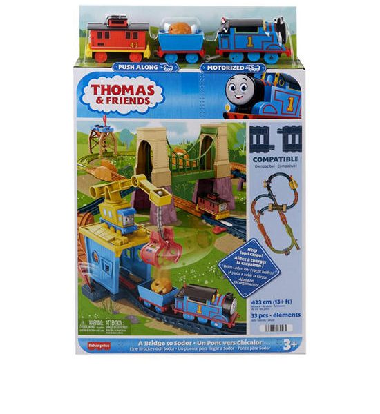 Thomas & Friends Toy Adventures with Thomas & Brake Car Bruno Set Multi-Color. 100% оригинал