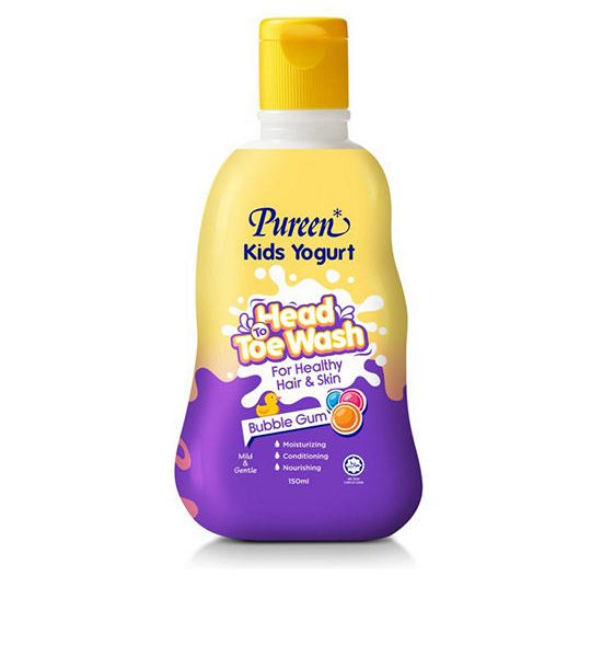 PUREEN Bodywash Kids Yogurt Head to Toe Wash Bubblegum 150 mL. 100% оригинал