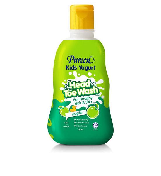 PUREEN Bodywash Kids Yogurt Head to Toe Wash Apple 150 mL. 100% оригинал