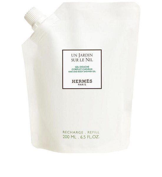 HERMÈS Un Jardin Sur Le Nil Hair And Body Shower Gel Refill 200 mL. 100% оригинал