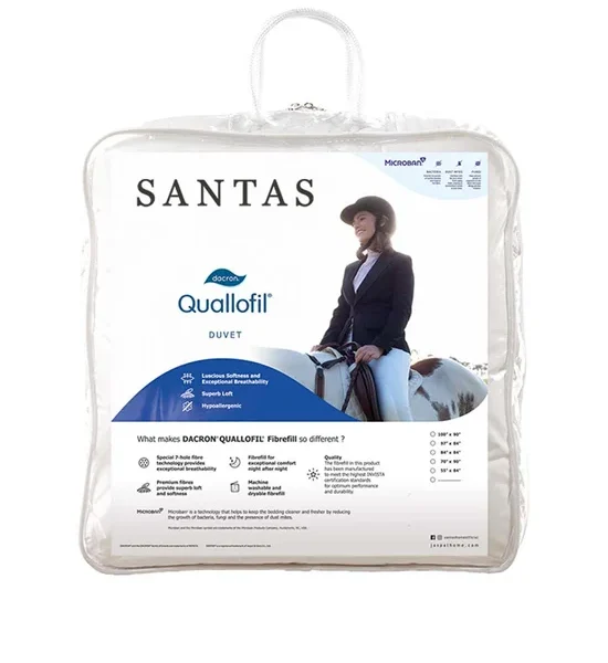 SANTAS Duvet Double Bed Quallofil SACIQLMRQ White. 100% оригинал