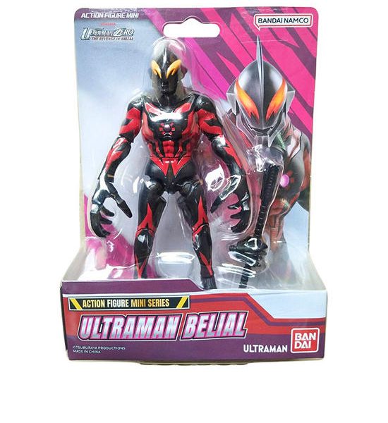 Bandai Figure Ultra Action Mini Figurines Ultraman Belial  (L-Toys) Multi-Color. 100% оригинал