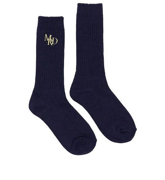 MARDI MERCREDI Socks Mrd Logo Navy Yellow. 100% оригинал