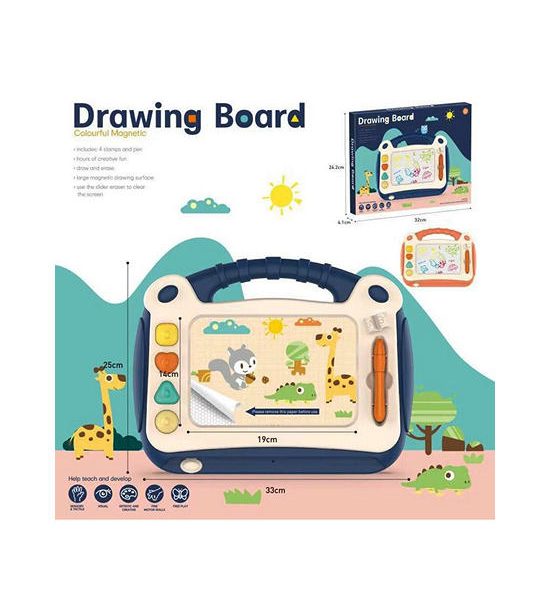 WISHER TOY Colored Drawing Board Comes with 4 Geometric Shape Pumps Multi-Color. 100% оригинал