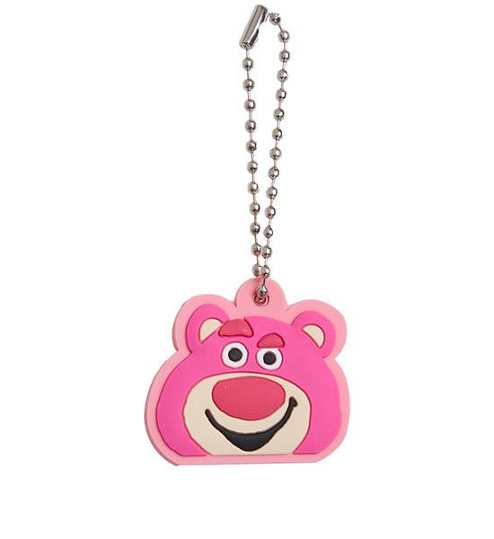 MINI MONO Key Holder Lotso Pattern 3.7x3.4x1 cm Hot Pink. 100% оригинал