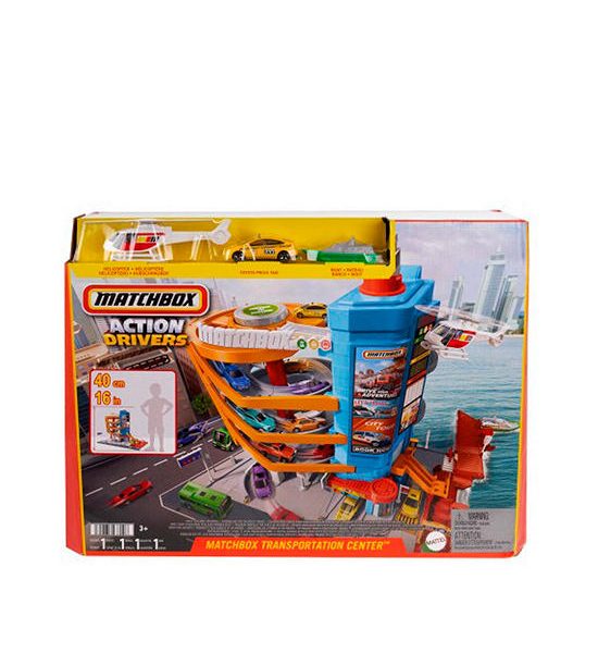 HOTWHEELS Toy Matchbox Transportation Center Playset HXL47 Multi-Color. 100% оригинал