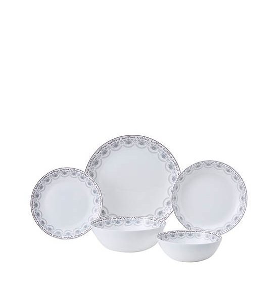 CENTRAL HOME Dinner Set Opal 5 Pcs Camila White. 100% оригинал