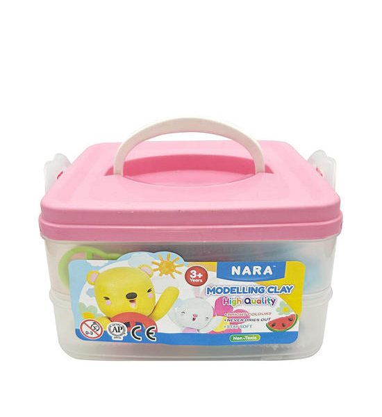 NARA Toy Modelling Clay 380 g NA-BK-380-7+NUMBER+RT Multi-Color. 100% оригинал
