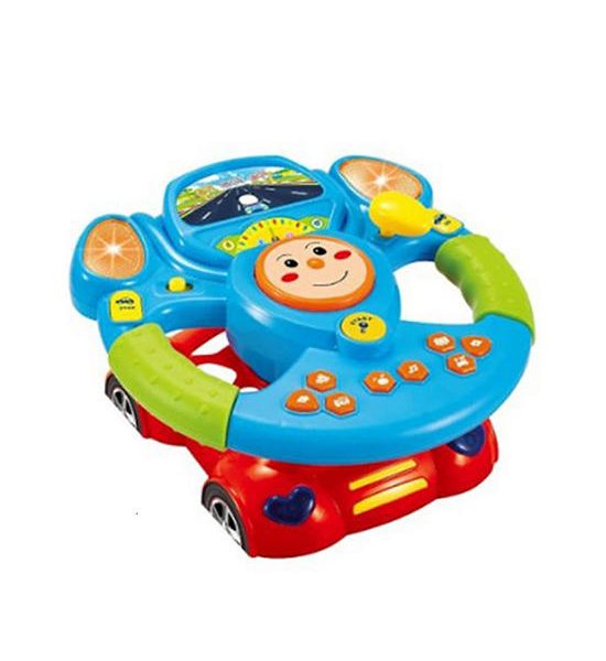 WISHER TOY Driving Steering Wheel Toy For Children Multi-Color. 100% оригинал