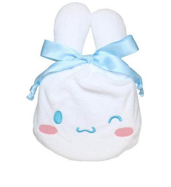 SANRIO Ear Tie Drawstring Bag Cinnamoroll White. 100% оригинал