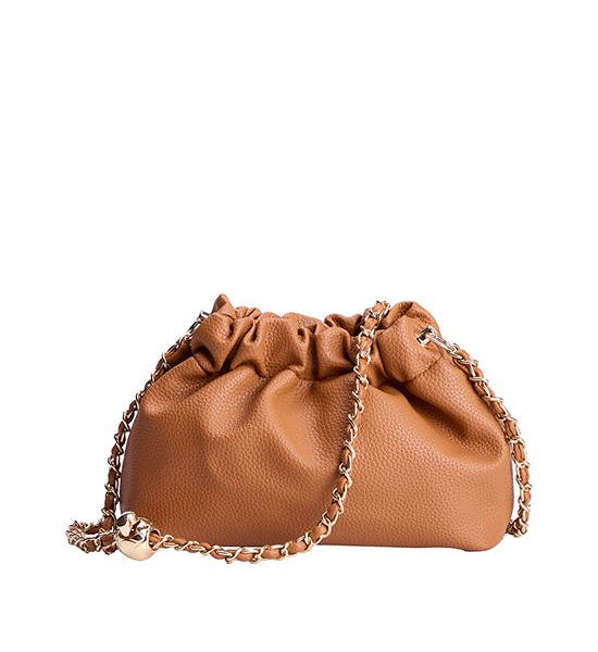 MINI MONO Women Shoulder Bag Chain Strap and Drawstring. 100% оригинал