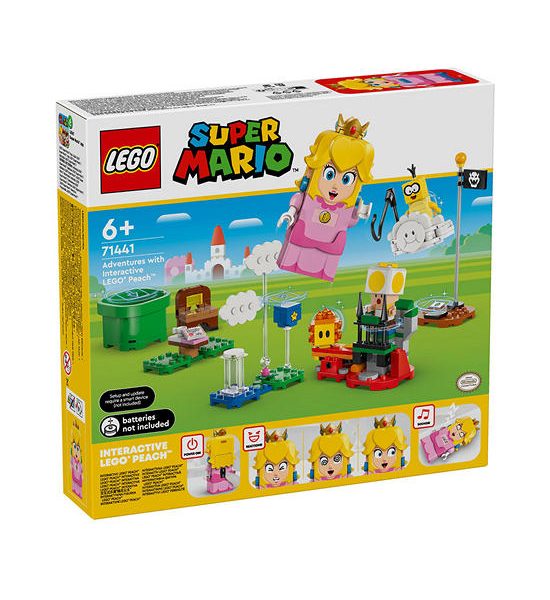 LEGO Block Toy Adventures with Interactive LEGO Peach 71441 Multi-Color. 100% оригинал
